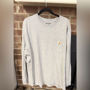 Carhartt Heather Gray Long Sleeve Tee